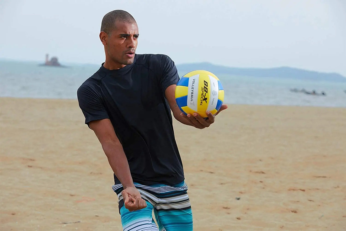 Men's UPF 50+ Beach T-Shirt – Quick-Dry Surf & Swim Top