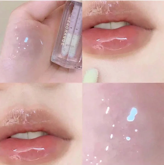 Herorange Glossy Lip Oil Shiny Hydrating Waterproof Gentle Lip Care Daily Essential