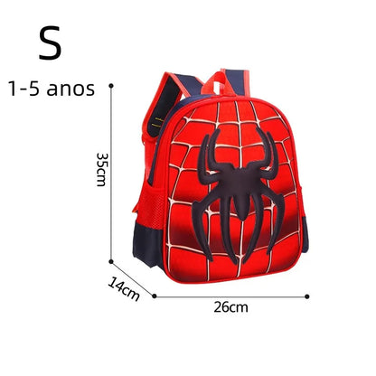 3D Kids Backpack - Durable Spider King Design - ZOOMNSTORE