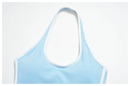 2 Pieces Workout Suit Women Yoga Outfits Athletic Wear Shockproof Halter Sports Bra High Waist Butt Lift Yoga Pants Fitness Suit