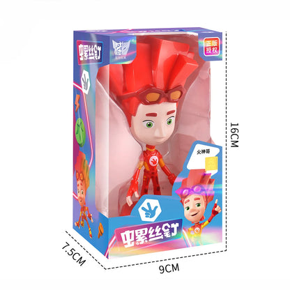The Fixies Simka Nolik Fire Action Figure Transforming Toy with Storage Design Cartoon Figure Collection Toy Kid Birthday Gift