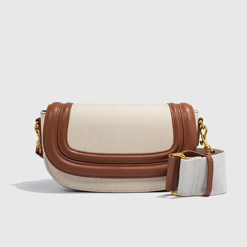 Women Shoulder Bag With Wide Strap - Lightweight PU Tote Handbag For Everyday Carry