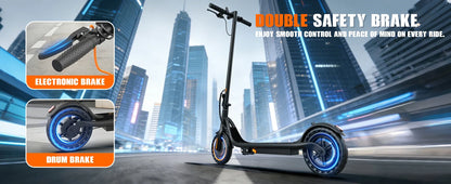 2026 New 8.5‘’ Electric Scooter Solid Tire 350W 19mph APP Smart Control 4 Speed Modes Foldable E-Scooter 16miles Max Range for Campus Commuting