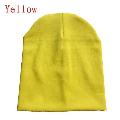 Hip Hop Baby Hat  Scarf Set - Cotton Toddler Cap for Boys  Girls Winter Warm Solid Color