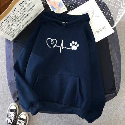 Hot sales Womens Hoodies Casual Printing Sweatshirts Sports Home Pullover Tops Outdoors Korean Style Street Woman Clothing 2026