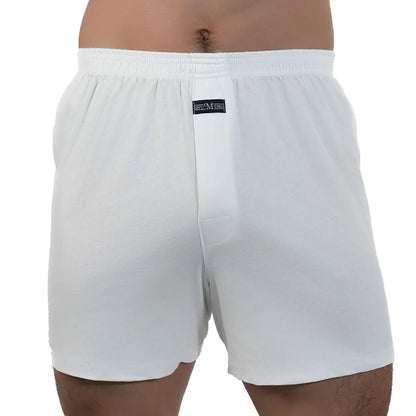 Mens Pure Cotton Boxer Shorts Man High Waist Big Underwear Casual Solid Underpants Plus Size Alo Pants Pajama Boxers M-3XL 2025