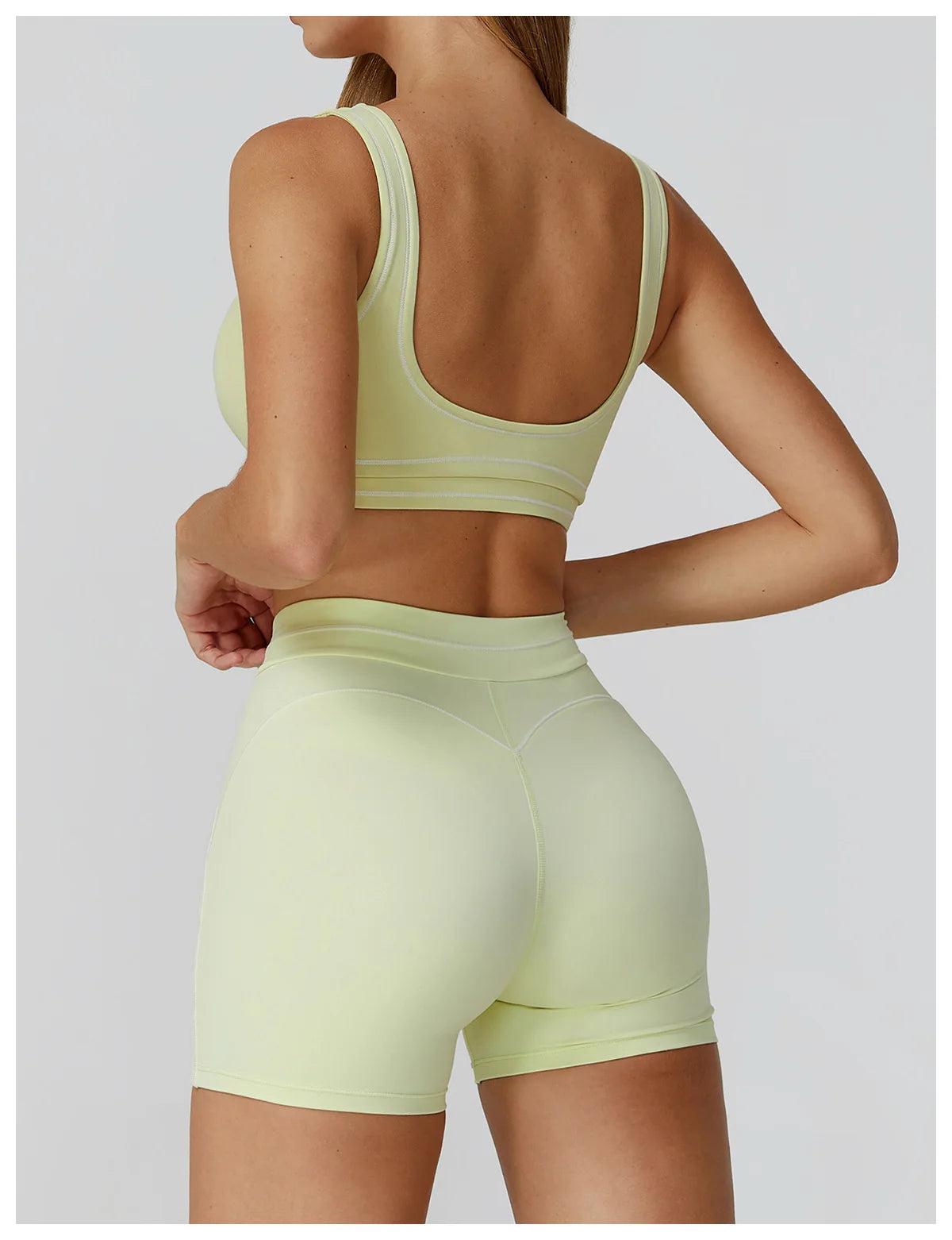 Fitness Suit 2PCS Yoga Set Women's Tracksuit Sports Outfits Gym Running Push Up Sportswear Legging Athletic Wear Workout Clothes