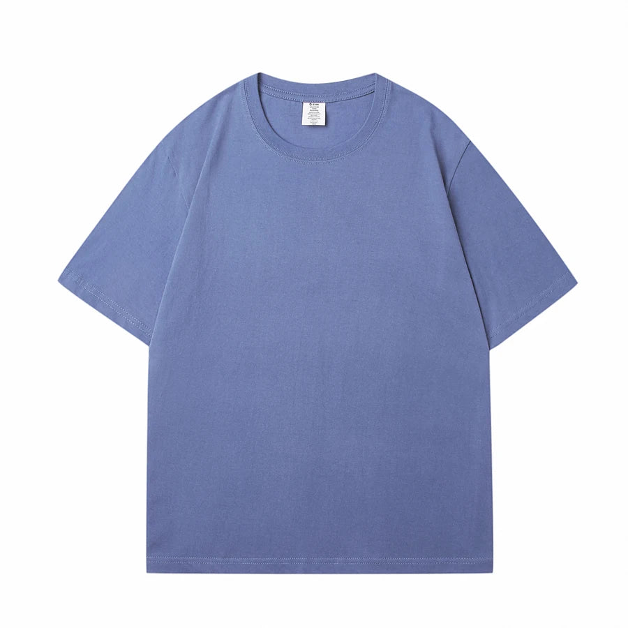 WAVLATII New Women Solid Cotton T shirts Female Dark Green Oversized Casual Soft Tees Unisex Short Sleeve Summer Tops
