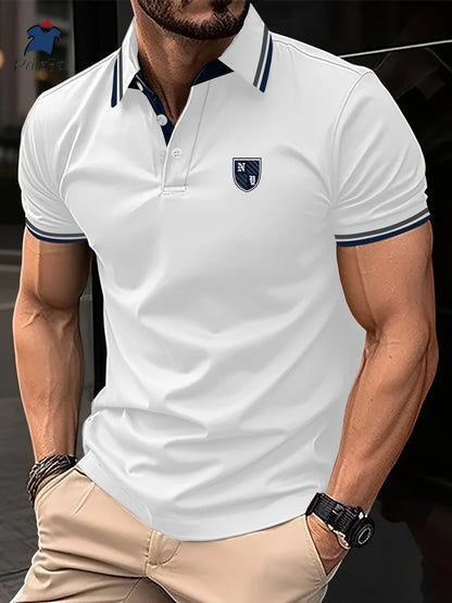 New In Tops Tees Men's Polo Shirt Men's Sports Short-sleeved Summer Shirt For Mant High-end Oversized Clothing Polo Shirt Man