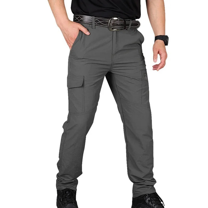 2024 City Tactical Pants Men  Cargo Trousers Multi-pocket Waterproof Pant Casual Outdoor Training Overalls Clothing Hiking