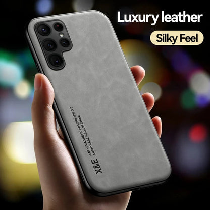 Sheepskin Magnetic Phone Case - Compatible with Samsung S20S21S22S23S24S25Note 1020 - ZOOMNSTORE