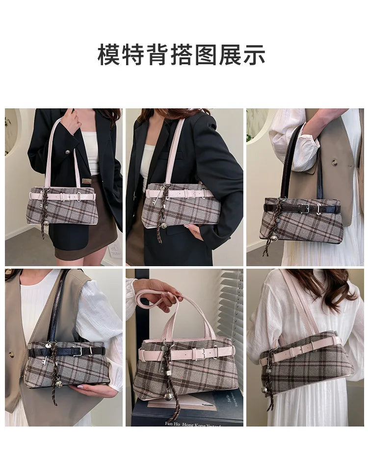 Shoulder Bags Women - Large Capacity PU Material Purse With Zipper Pocket - ZOOMNSTORE
