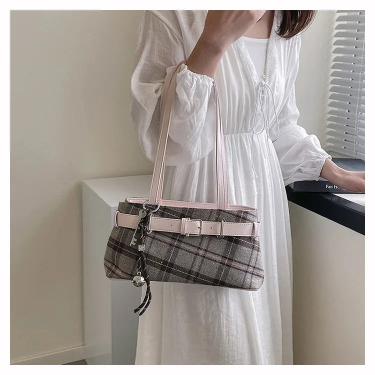 Shoulder Bags Women - Large Capacity PU Material Purse With Zipper Pocket - ZOOMNSTORE