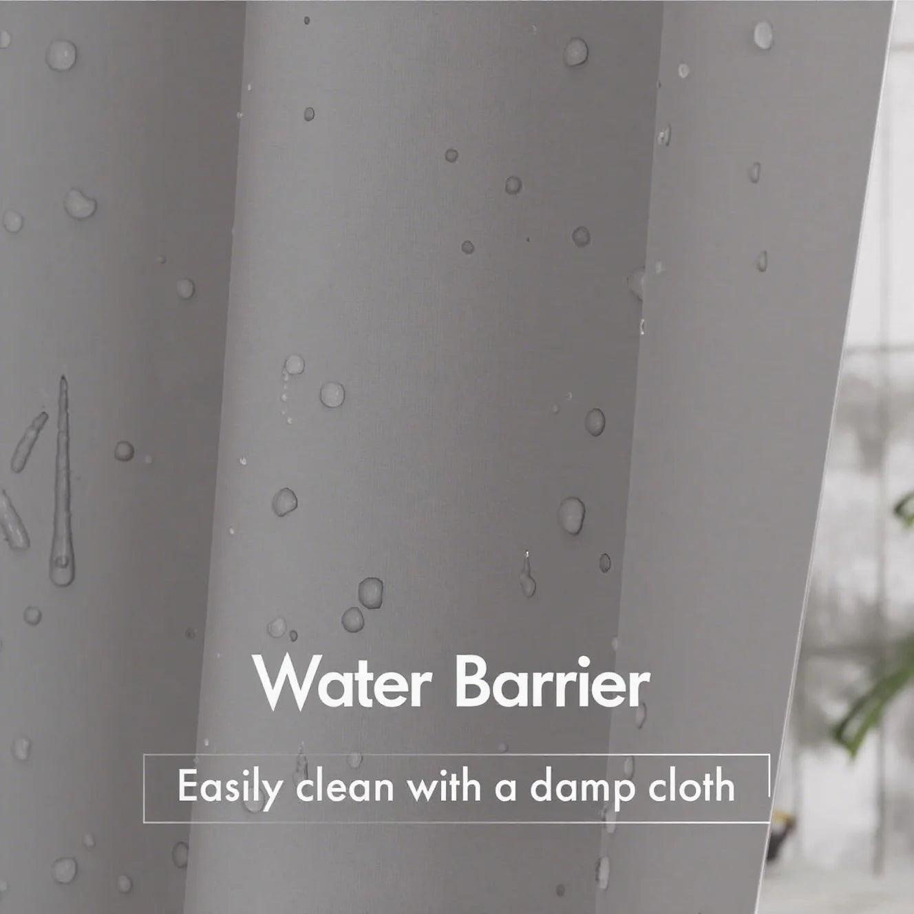 Lightweight Waterproof Shower Curtain Liner with Magnets  Rustproof Grommets - ZOOMNSTORE