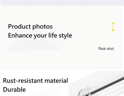 Black Shower Storage Rack - Wall-Mounted Bathroom Organizer Shelf with Hooks - ZOOMNSTORE