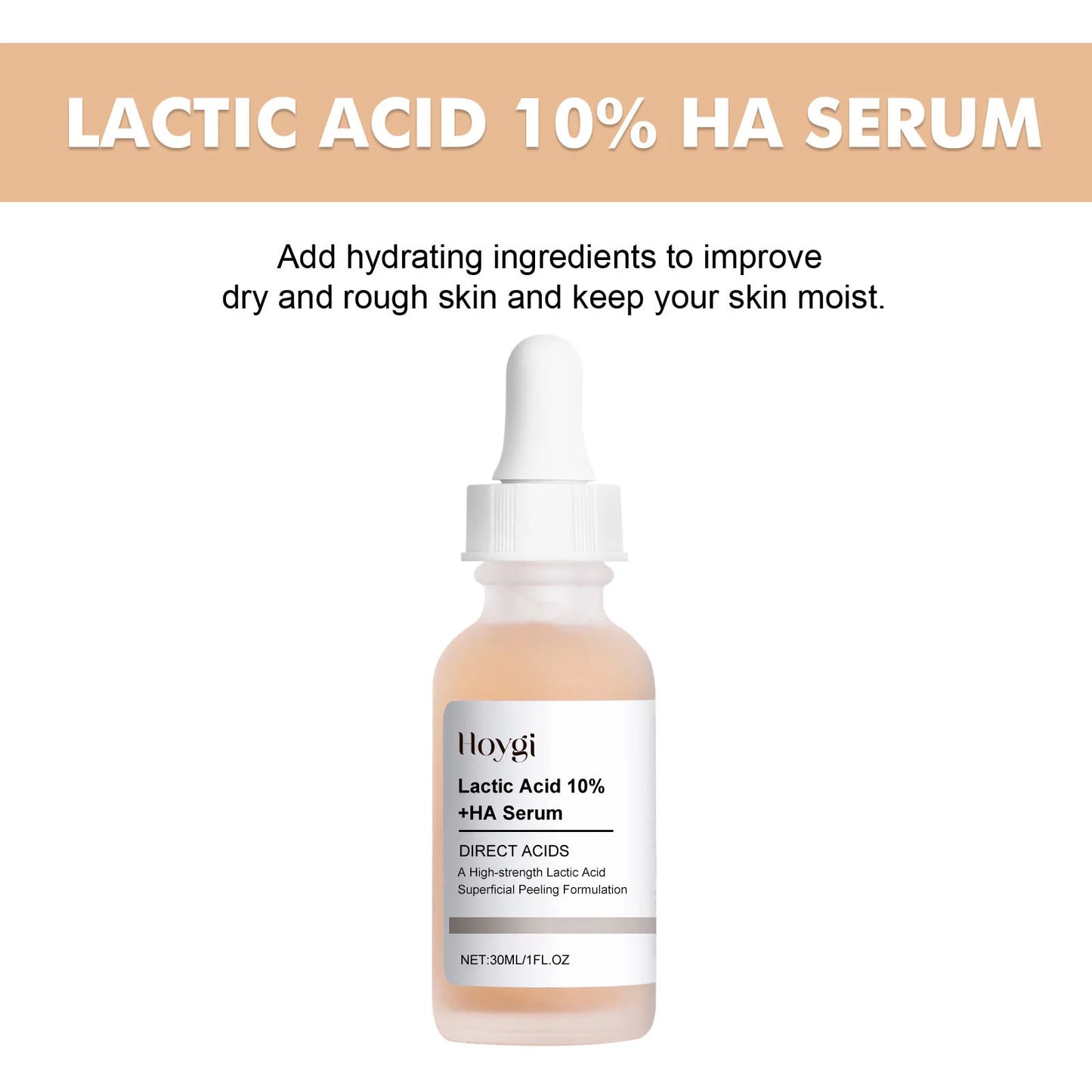 Lactobionic Acid Pore Serum - Exfoliating  Moisturizing Hyaluronic Essence for Blackhead Removal - ZOOMNSTORE