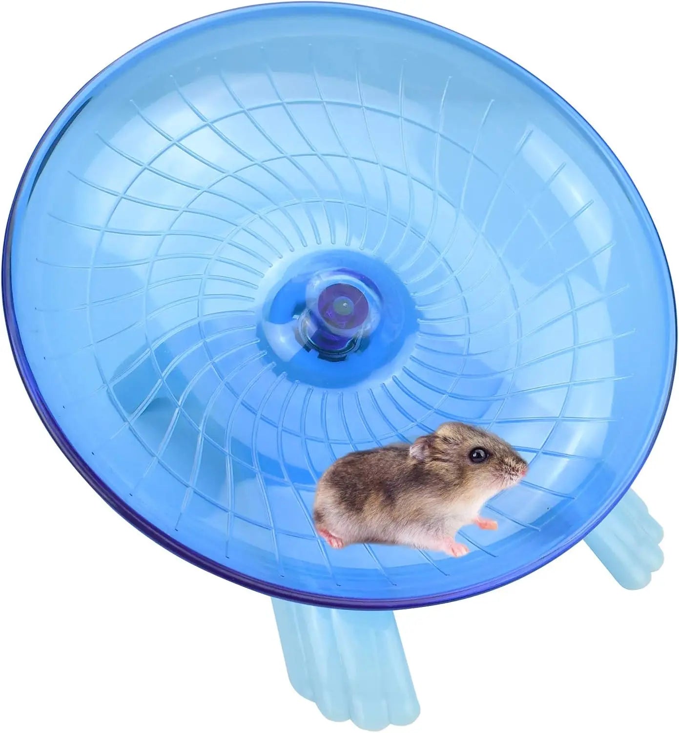 Silent Hamster Wheel | Non Slip Hamster Running Disc for Small Pets & Hermit Crabs - ZOOMNSTORE