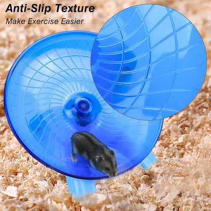 Silent Hamster Wheel | Non Slip Hamster Running Disc for Small Pets & Hermit Crabs - ZOOMNSTORE
