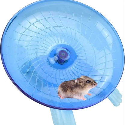 Silent Hamster Wheel | Non Slip Hamster Running Disc for Small Pets & Hermit Crabs - ZOOMNSTORE