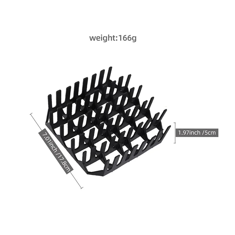 Silicone Air Fryer Tray - Non-Stick Baking Molds & Grill Rack for COSORI 5.5L, 6L - ZOOMNSTORE