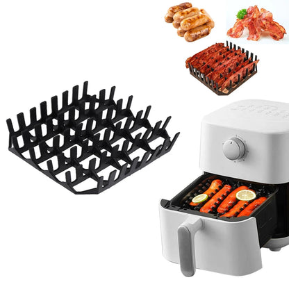 Silicone Air Fryer Tray - Non-Stick Baking Molds & Grill Rack for COSORI 5.5L, 6L - ZOOMNSTORE