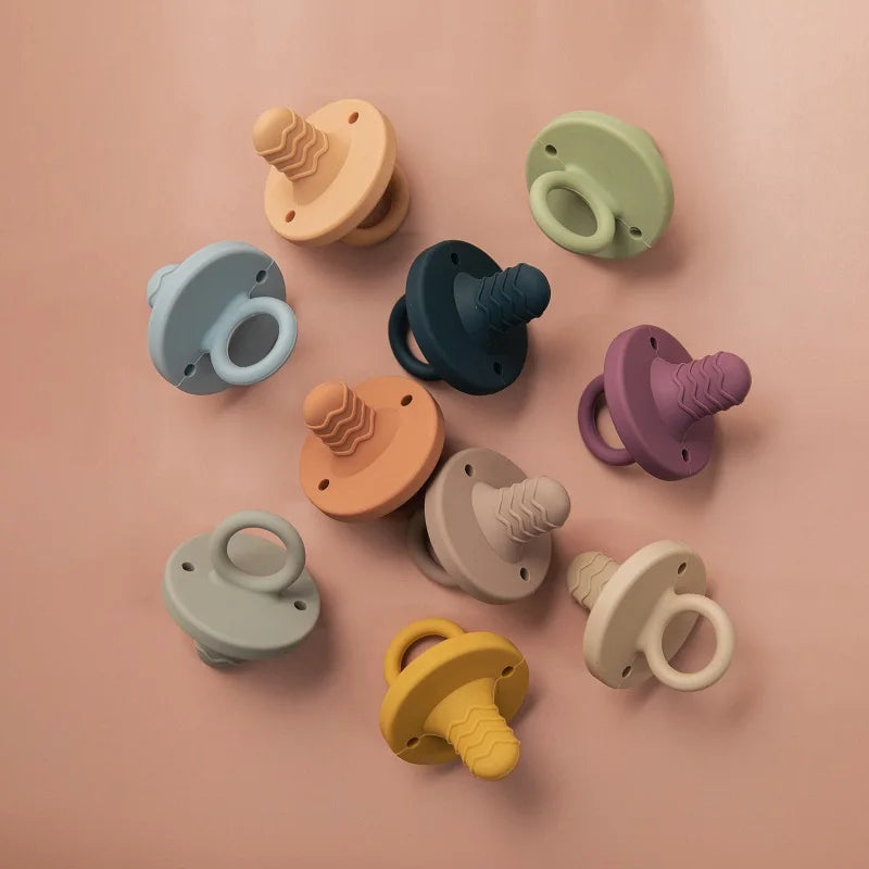 Silicone Baby Pacifier – BPA Free Food Grade Chewable Nursing Teething Aid - ZOOMNSTORE