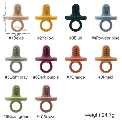 Silicone Baby Pacifier – BPA Free Food Grade Chewable Nursing Teething Aid - ZOOMNSTORE