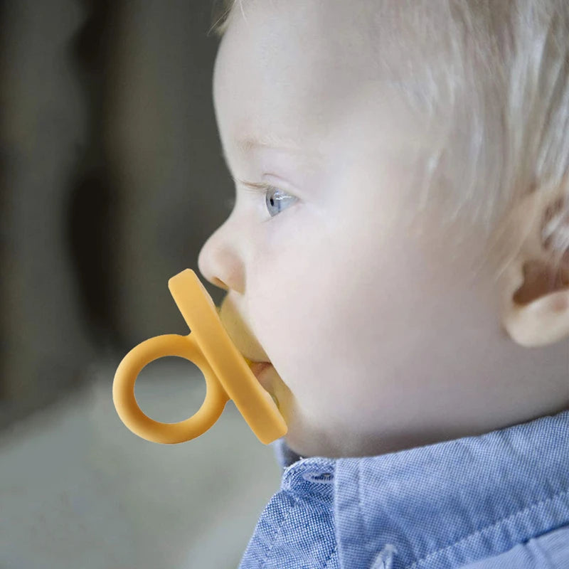 Silicone Baby Pacifier – BPA Free Food Grade Chewable Nursing Teething Aid - ZOOMNSTORE