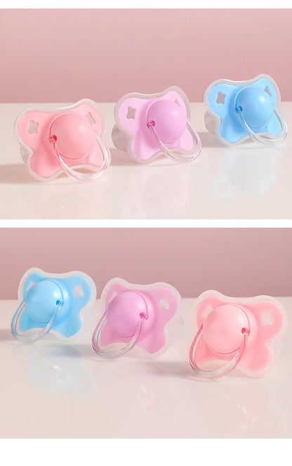 Silicone Baby Pacifier - Butterfly Thumb Shape Soothing Toddler Teether BPA Free - ZOOMNSTORE