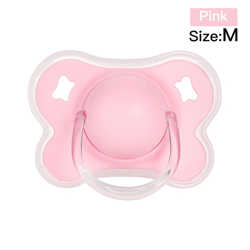 Silicone Baby Pacifier - Butterfly Thumb Shape Soothing Toddler Teether BPA Free - ZOOMNSTORE