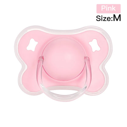 Silicone Baby Pacifier - Butterfly Thumb Shape Soothing Toddler Teether BPA Free - ZOOMNSTORE