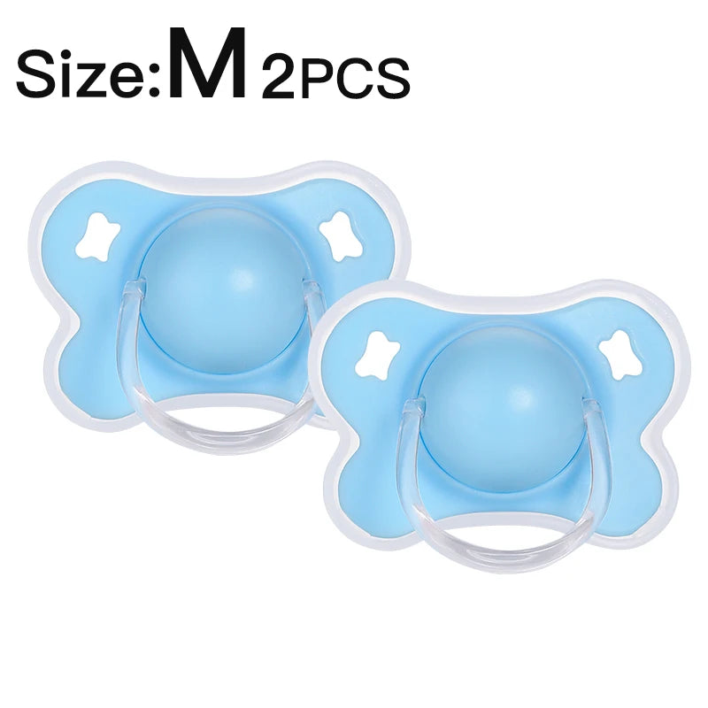 Silicone Baby Pacifier - Butterfly Thumb Shape Soothing Toddler Teether BPA Free - ZOOMNSTORE