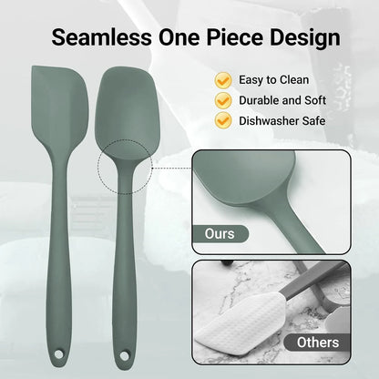 Silicone Bakeware Spatula Set - 69 Pieces Non-Stick Heat Resistant Food Grade Cooking Tools - ZOOMNSTORE