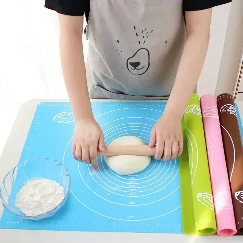 Silicone Baking Mat – Kitchen Kneading Mat Non-Stick Dough Pad Oven Safe - ZOOMNSTORE