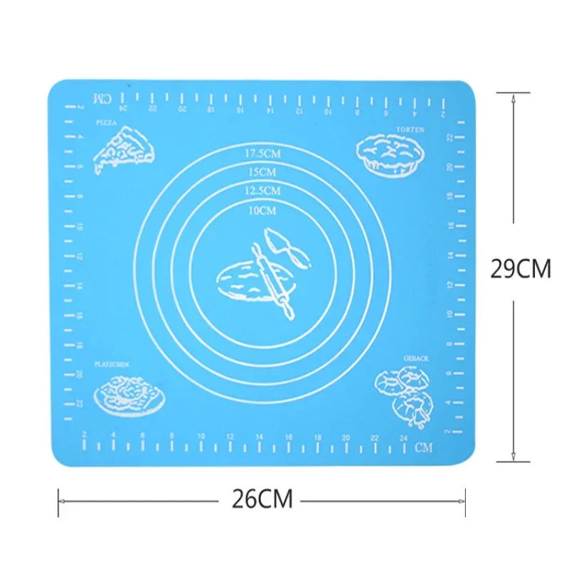 Silicone Baking Mat – Kitchen Kneading Mat Non-Stick Dough Pad Oven Safe - ZOOMNSTORE
