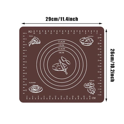 Silicone Baking Mat – Kitchen Kneading Mat Non-Stick Dough Pad Oven Safe - ZOOMNSTORE
