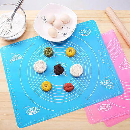 Silicone Baking Mat | Kneading Dough Pastry Liner - Extra Large Nonstick Oven Safe Pad - ZOOMNSTORE