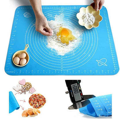 Silicone Baking Mat | Kneading Dough Pastry Liner - Extra Large Nonstick Oven Safe Pad - ZOOMNSTORE