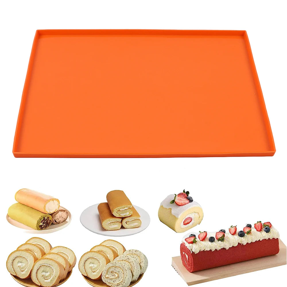 Silicone Baking Mat - Non Stick Cake Roll Pad | Eco Friendly Reusable Bakeware - ZOOMNSTORE