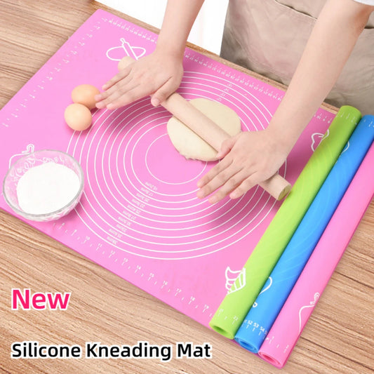 Silicone Baking Mat - Non Stick Dough Rolling Mat With Scale, Eco Friendly Kitchen Tools - ZOOMNSTORE