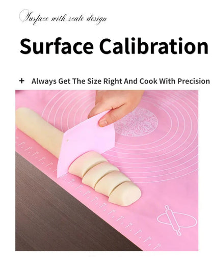 Silicone Baking Mat - Non Stick Dough Rolling Mat With Scale, Eco Friendly Kitchen Tools - ZOOMNSTORE