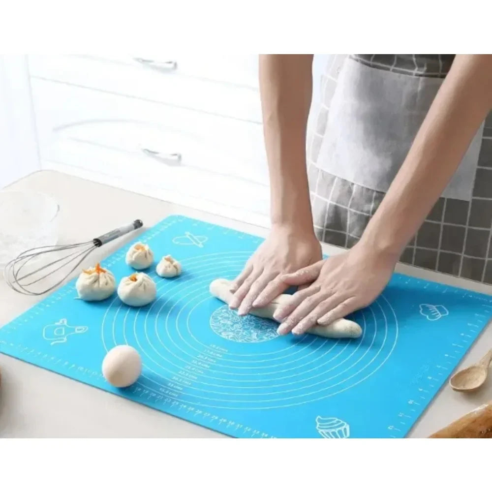 Silicone Baking Mat - Non Stick Dough Rolling Mat With Scale, Eco Friendly Kitchen Tools - ZOOMNSTORE