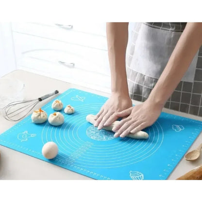 Silicone Baking Mat - Non Stick Dough Rolling Mat With Scale, Eco Friendly Kitchen Tools - ZOOMNSTORE