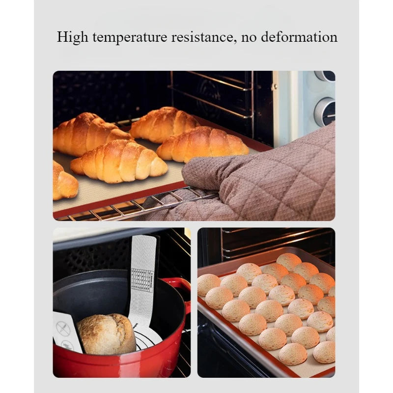 Silicone Baking Mat - Nonstick Macaron Pastry Sheet | Professional Bake Pan Liner - ZOOMNSTORE