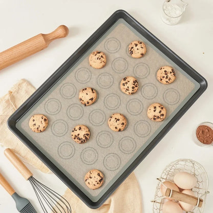 Silicone Baking Mat - Nonstick Macaron Pastry Sheet | Professional Bake Pan Liner - ZOOMNSTORE