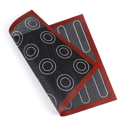 Silicone Baking Mat - Nonstick Macaron Pastry Sheet | Professional Bake Pan Liner - ZOOMNSTORE