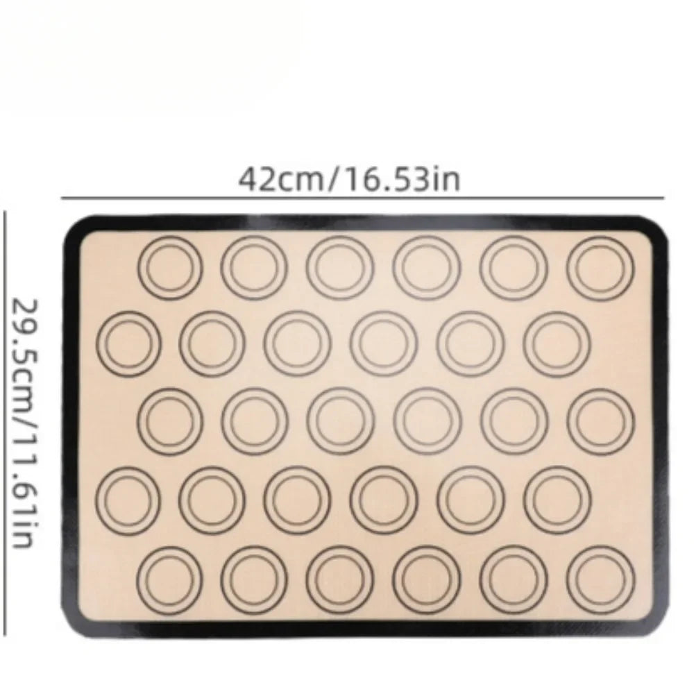 Silicone Baking Mat - Nonstick Macaron Pastry Sheet | Professional Bake Pan Liner - ZOOMNSTORE