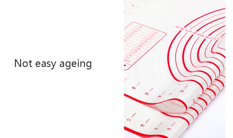 Silicone Baking Mat - Oversize Non Stick Pastry Rolling Mat For Pizza Dough - ZOOMNSTORE