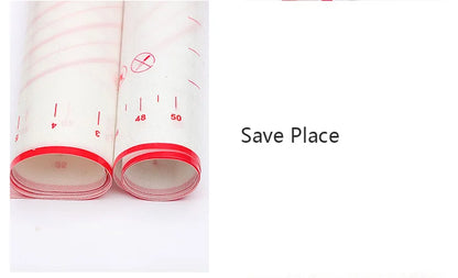 Silicone Baking Mat - Oversize Non Stick Pastry Rolling Mat For Pizza Dough - ZOOMNSTORE