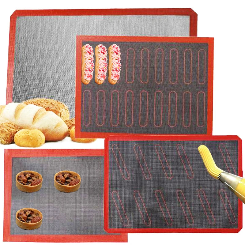 Silicone Baking Mat - Perforated Non Stick Oven Liner for Cookies & Bread - ZOOMNSTORE